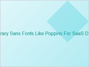 Contemporary Sans Fonts for Modern Saas Dashboards